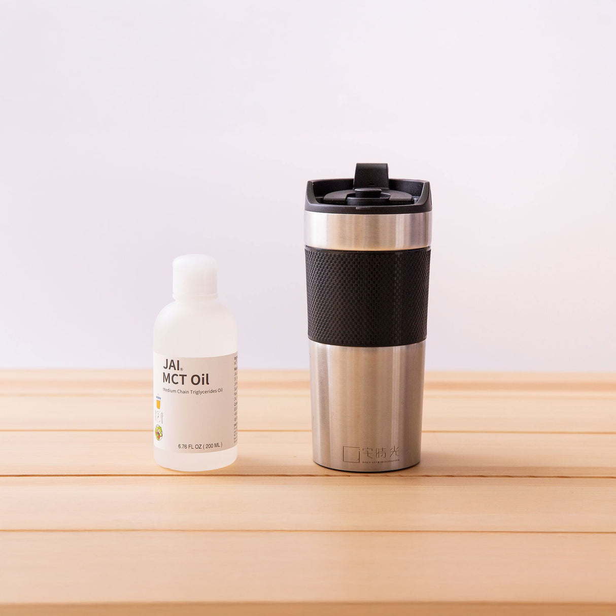 防彈神器特惠組-法壓保溫杯+MCT油