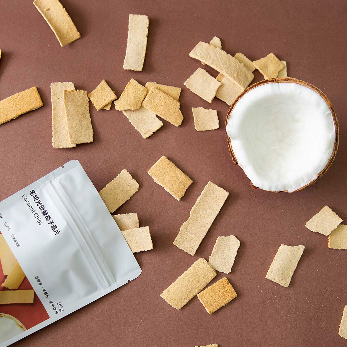 高纖椰子脆片(原味/可可/焦糖海鹽)大組優惠