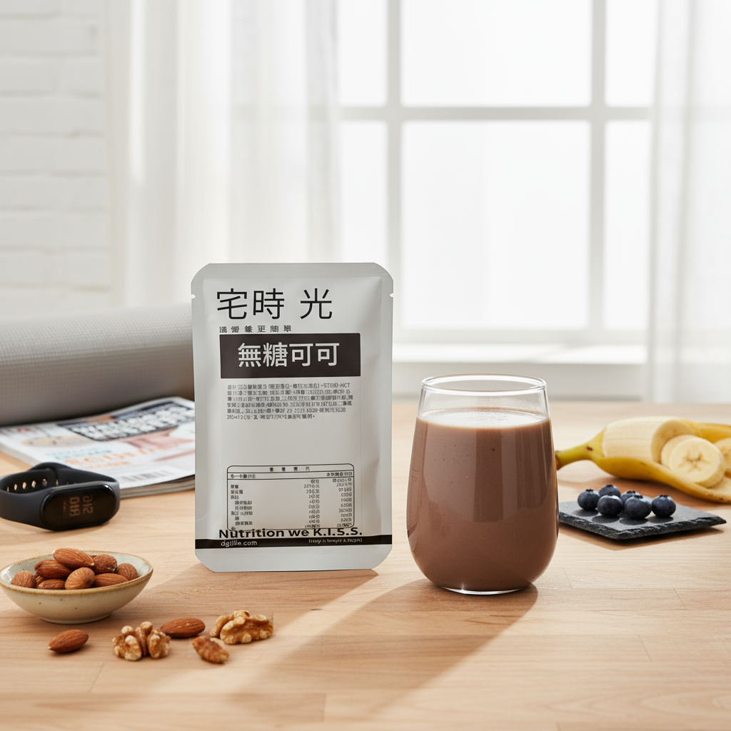 完全蛋白粉無糖可可口味-無糖MCT粉-無乳糖不脹氣